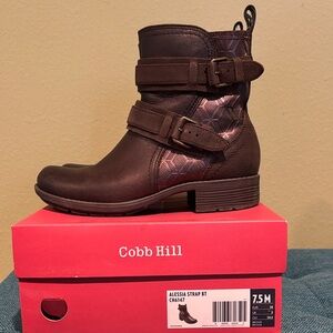 Cobb Hill Women's Alessia Strap Boots - Brown